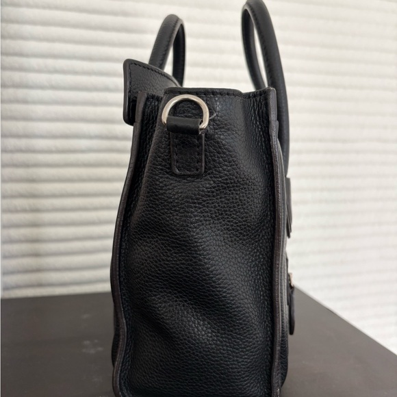 Celine Black Pebbled Leather Nano Luggage - Picture 2 of 6